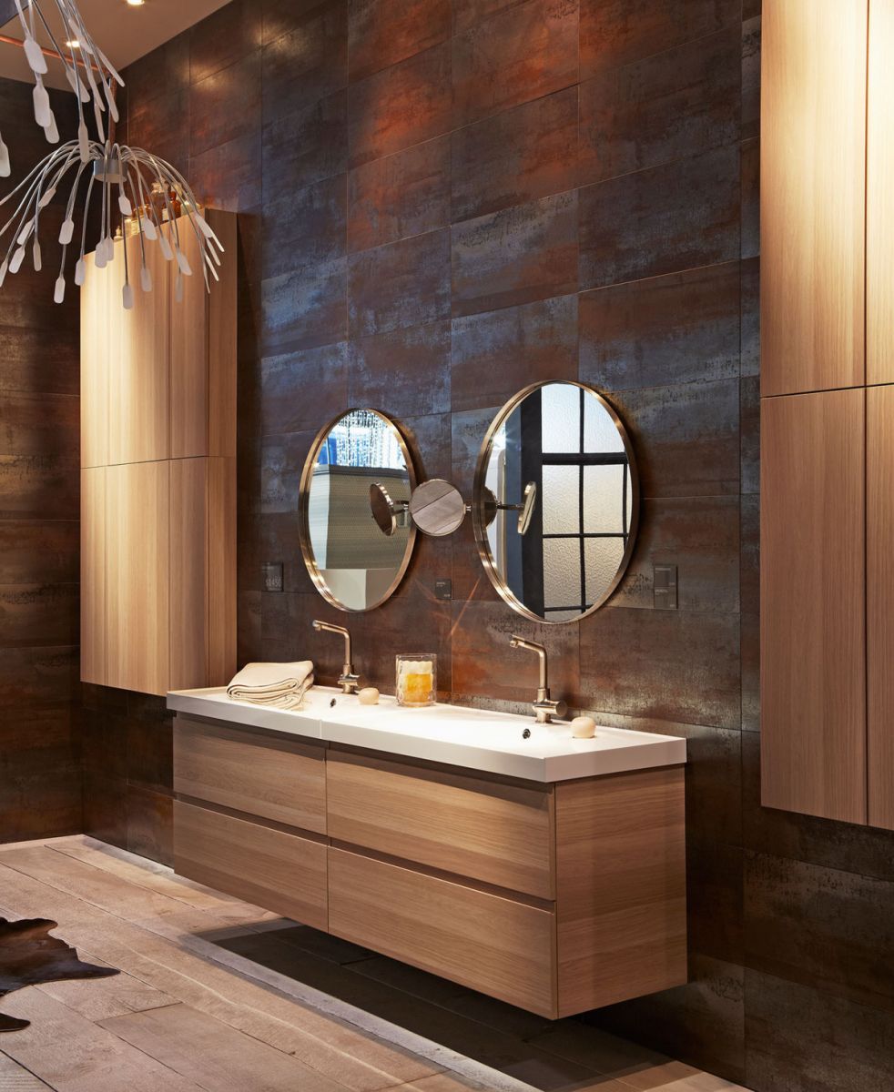 Inspiring you with ontrend copper in the bathroom